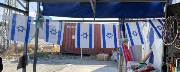 דגלי ישראל שרשרת | שרשרת דגל ישראל | מבד גודל 30/40 ס"מ אורך כ 3 מטר