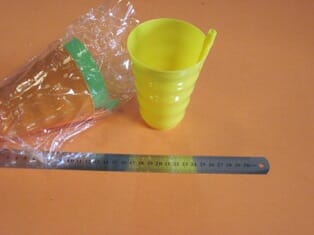 כוס פלסטיק עם קש | כוס פלסטיק רב פעמית