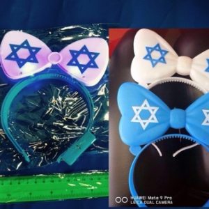 קשת אורות דגל ישראל מיקי | אביזרים ליום עצמאות