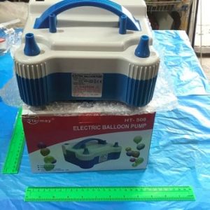 משאבה חשמלית לניפוח בלונים כחולה