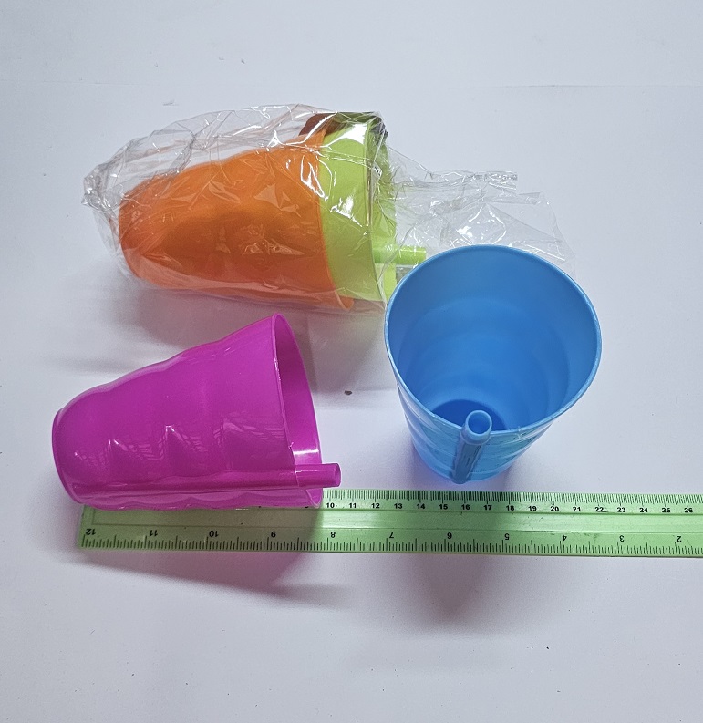 כוס פלסטיק עם קש | כוס פלסטיק רב פעמית