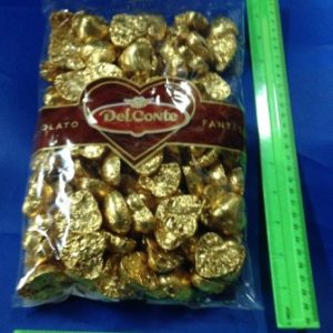 לבבות שוקולד 1 ק"ג 120 יחידות