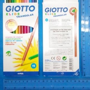 עפרונות צבעוניים 12 יחידות של Giotto