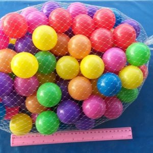 כדורים לבריכת כדורים | קוטר כ 6 ס"מ 100 יחידות