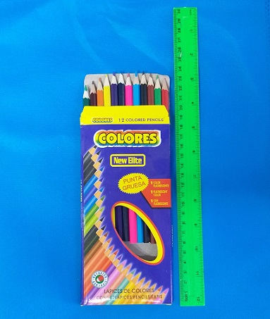 עפרונות צבעוניים רגיל | עפרון צבעוני 12 יחידות איכותי
