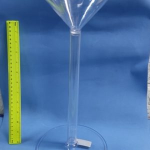 קערה לעיצוב | גביע מרטיני ענק | כוס פלסטיק שקוף | גובה 45 ס"מ קוד 19061