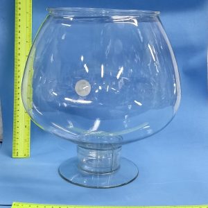 קערה לעיצוב | גביע שמפניה כוס פלסטיק שקוף | גובה 25 ס"מ קוד 12622