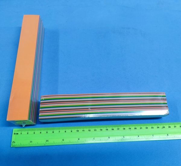 רצועות נייר צבעוני לשרשרת מארז 300 י"ח | רצועות נייר קווילינג ליצירה ולסוכה