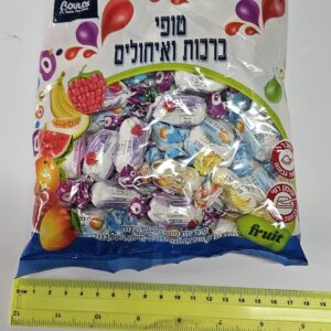 סוכריות טופי ברכות | ממתק תופי במארז 400 גרם
