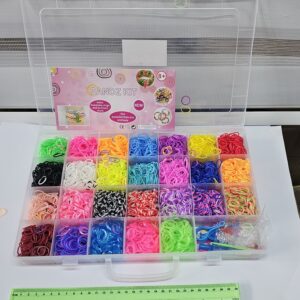 גומילום בקופסה ענק | גומילום צמידים ליצירה מזוודה ענק