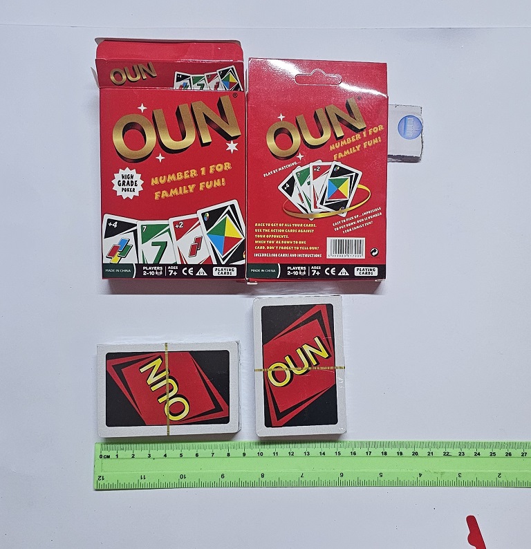 OUN משחק קלפים | משחקי חברה | משחקי קופסה וואן