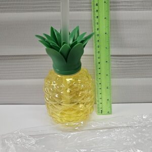 כוס אננס | כוס עם קש ענק | כוסות למסיבות