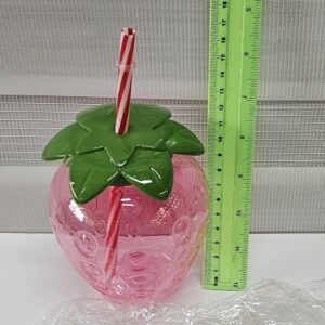 כוס תות | כוס עם קש ענק | כוסות למסיבות