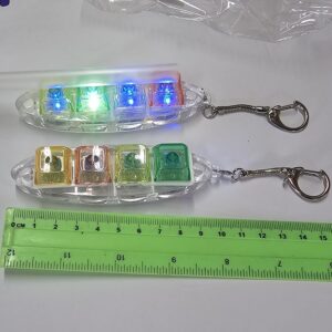 מקלדת פיגיטויס | 4 לחצנים עם אור שקוף | הפתעות ליום הולדת