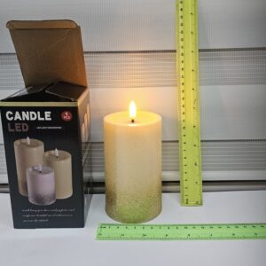 נר לד | נר רחב | נרות לאירועים על סוללות. חינה