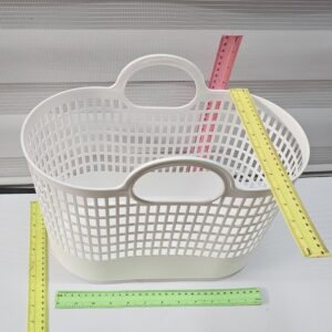 סל שוק פלסטיק ענק | סל קניות | סלסלת פלסטיק 38/19/27